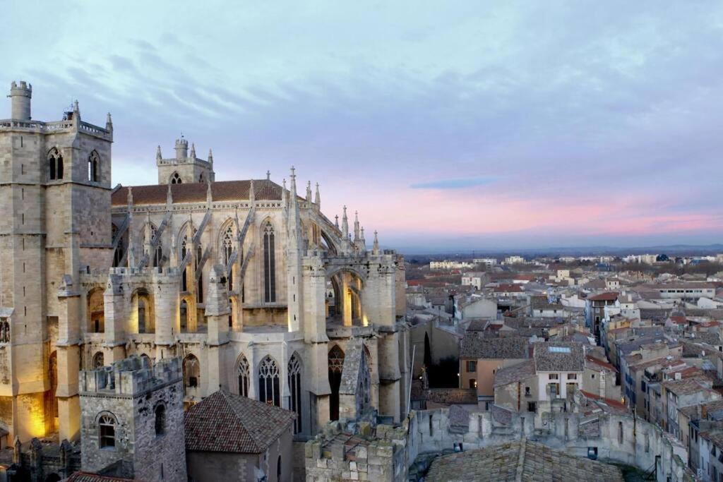 Ferienwohnung Le St Just : Hypercentre, Vue Imprenable Sur La Cathedrale Narbonne Exterior foto